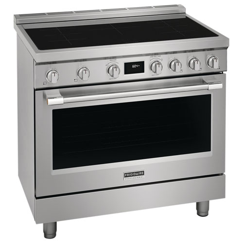 Frigidaire Professional 36" 4.4 Cu Ft True Convection 5-Element Induction Range - Stainless