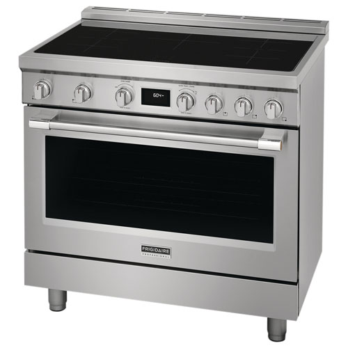 Frigidaire Professional 36" 4.4 Cu Ft True Convection 5-Element Induction Range - Stainless