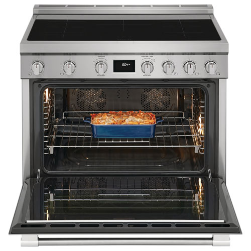 Frigidaire Professional 36" 4.4 Cu Ft True Convection 5-Element Induction Range - Stainless