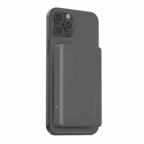 myCharge Wireless MagLock Portable Battery for MagSafe 6K mAh | Graphite