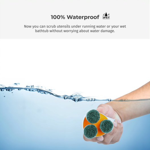 Skadu | Tough & Mild Power Scrubber | 18 Replacement Pads