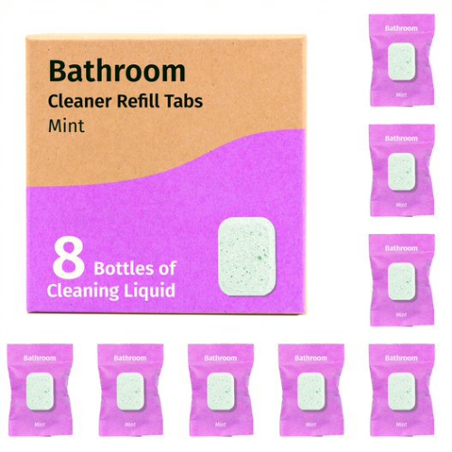 Bathroom Cleaner Tablets| Pack of 8 - Mint