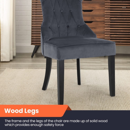 Furniture One Dining Chairs of 2 Grey