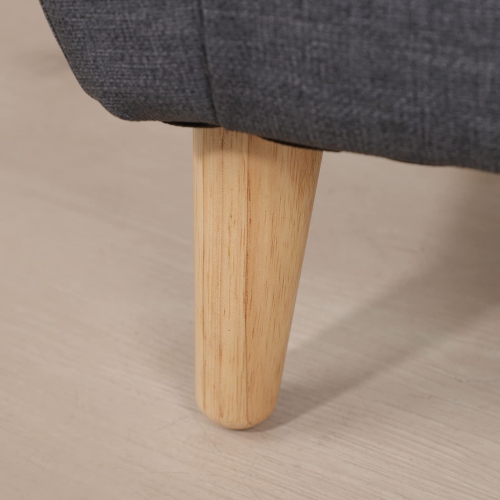 Canapé pour enfants de 30 po de la collection Furniture One, gris