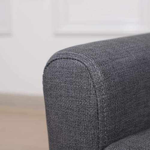 Canapé pour enfants de 30 po de la collection Furniture One, gris