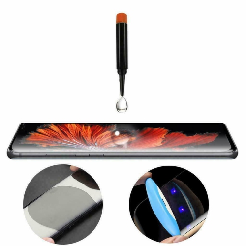 For Apple iPhone 12 Pro / 12 Premium Eye Protective UV Tempered Glass Liquid Glue Gel Screen Protector Film Guard