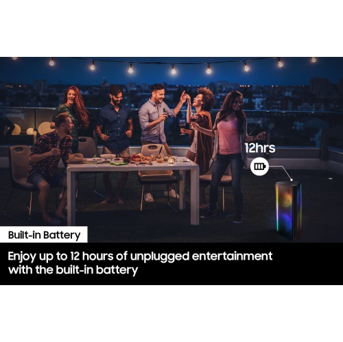 Open Box - SAMSUNG MX-ST50B Sound Tower High Power Audio 240W Floor Standing Speaker Bi-Directional Sound Built-in Battery IPX5 Water Resistant Party