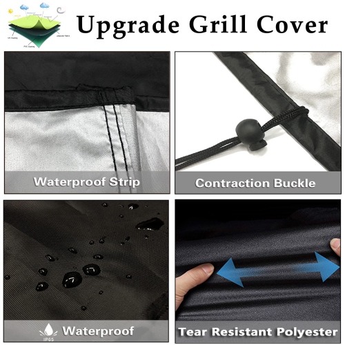 Furniture One BBQ Cover 58 inch Black