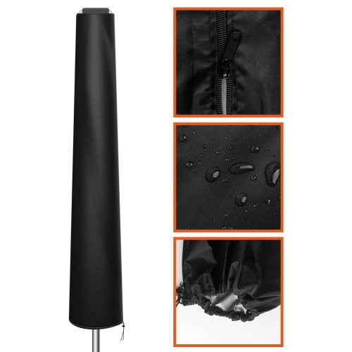 Furniture One Umbrella Cover 190 x 30 x 50cm Black