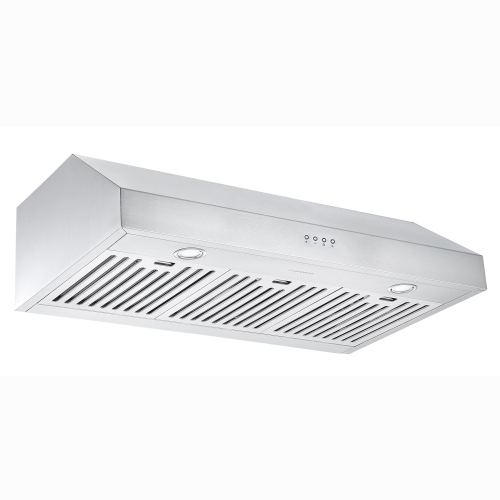 Ancona 36" Advanta Pro Elite Series Range Hood with 625 CFM and 3-Speed Electronic Controls