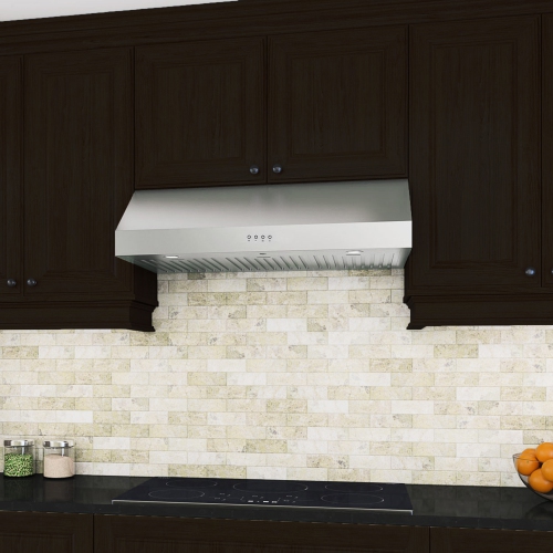 Ancona 36" Advanta Pro Elite Series Range Hood with 625 CFM and 3-Speed Electronic Controls