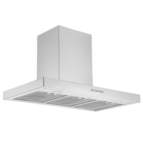 Ancona 36" 600 CFM Convertible Wall Mount Rectangular Range Hood in Stainless Steel