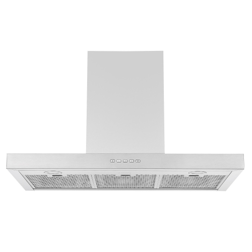 Ancona 36" 600 CFM Convertible Wall Mount Rectangular Range Hood in Stainless Steel