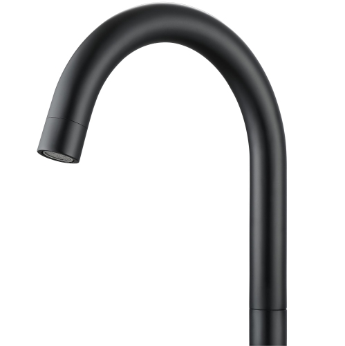 Ancona Prima 3 Widespread Double Handle Bathroom Faucet in Matte Black