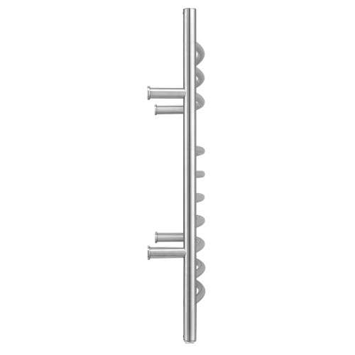 Ancona Comfort 10-bar Hardwired Wall Mount Towel Warmer with Wall Timer in Brushed Stainless Steel