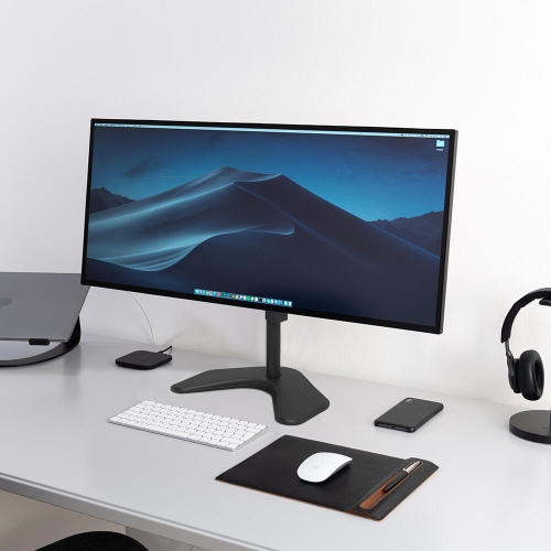 Single Monitor Stand, Monitor Mount Arms for 17 to 32 Inch Monitor Screen VESA 75 to 100mm - PrimeCables