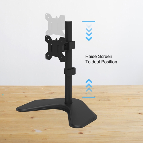 Single Monitor Stand, Monitor Mount Arms for 17 to 32 Inch Monitor Screen VESA 75 to 100mm - PrimeCables