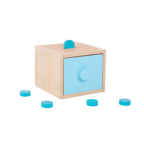 TOOKYLAND Cube Trieur de Formes en Bois - 25pcs - Boîte à Trier, Jouet Éducatif 4 en 1, 12 mois +