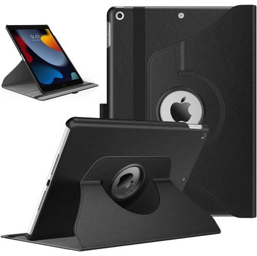 SUPERSHIELD  - Apple Ipad Air 1 Case 360 Degree Rotating Stand Shockproof Leather Folding Smart Air1 Cover