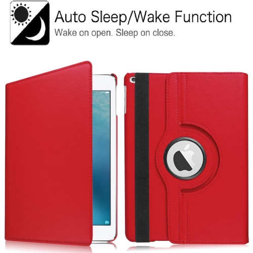 SupeRShield- Apple iPad Air 1 Case 360 Degree Rotating Stand Shockproof Leather Folding Smart Air1 Cover