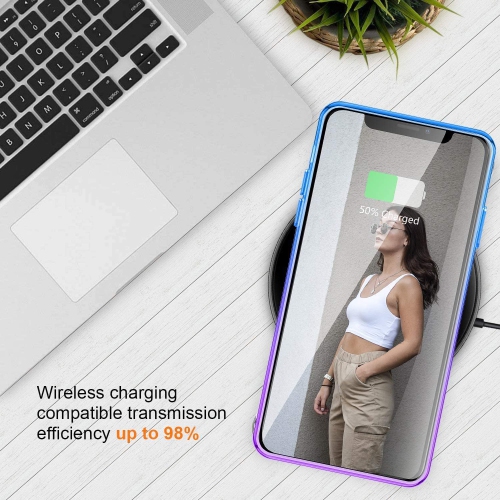 For Apple iPhone 11 Rainbow Clear Case Heavy Duty Soft Slim Phone Back Cover