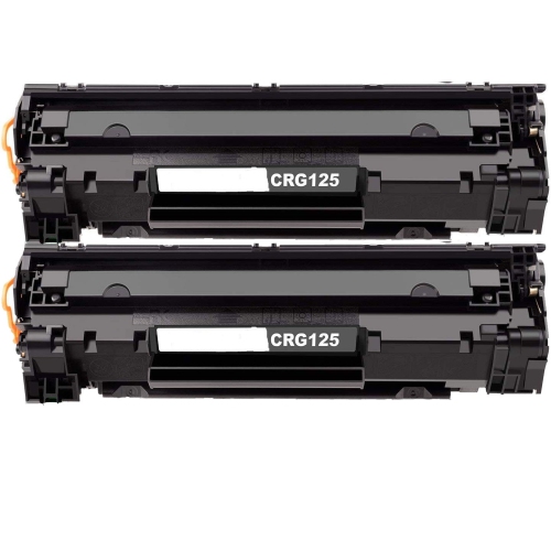 toner4u - 2PK CRG125 New Compatible Black Toner Cartridge for Canon 125,Canon125