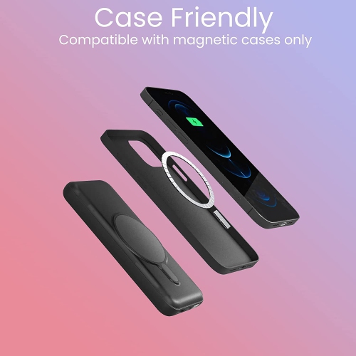 Techsmarter 20000mAh 20W USB-C PD Magnetic Wireless Power Bank/Charger for iPhone 12, 13, 14