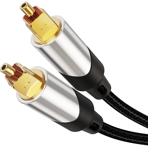 TNP Câble audio optique numérique Mini Toslink vers Toslink (3 m) – Câble  Toslink standard vers mini Toslink mâle connecteur convertisseur jack câble  : : Électronique