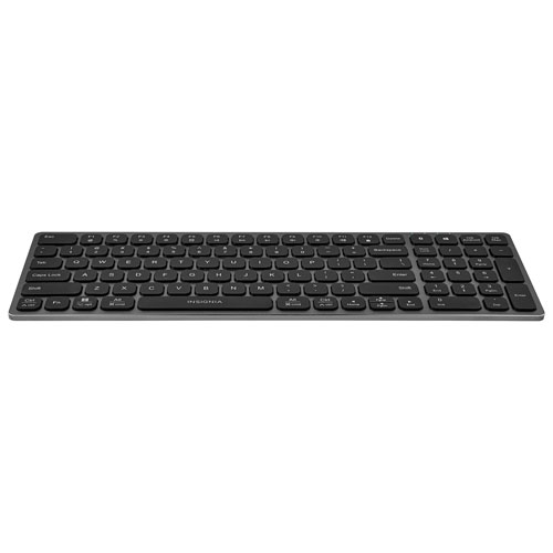 Clavier Bluetooth sans fil mince d'Insignia - Gris - Exclusivité de Best Buy