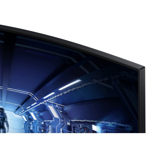Refurbished - SAMSUNG LC27G55TQW 27" ODYSSEY G55T 1440P WQHD 144HZ 1MS HDR AMD FREESYNC CURVED LED GAMING MONITOR