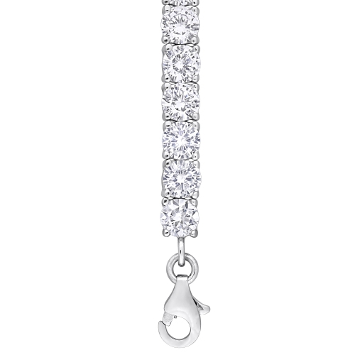 Amour 6 CT TGW Created White Sapphire Tennis Bracelet silver
