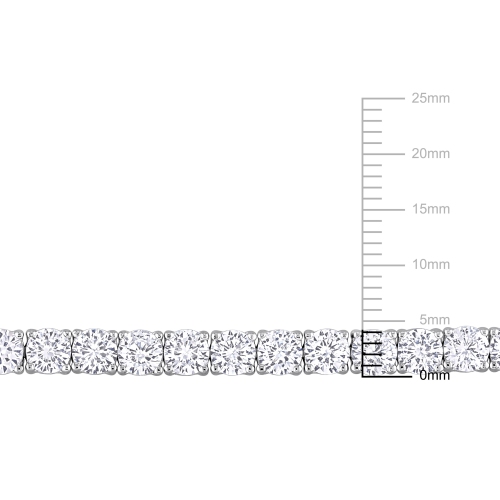 Amour 6 CT TGW Created White Sapphire Tennis Bracelet silver
