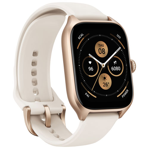 Amazfit GTS 4 44mm Smartwatch with Heart Rate Monitor - White