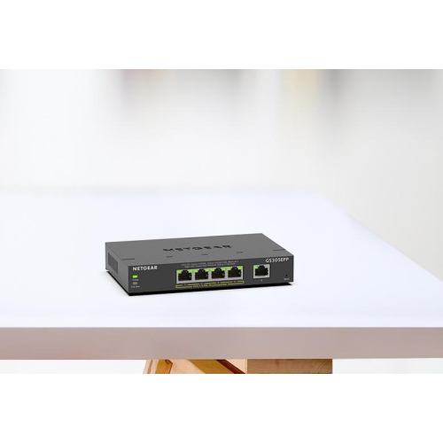 Netgear 5-Port Gigabit PoE+ Compliant Managed Switch -