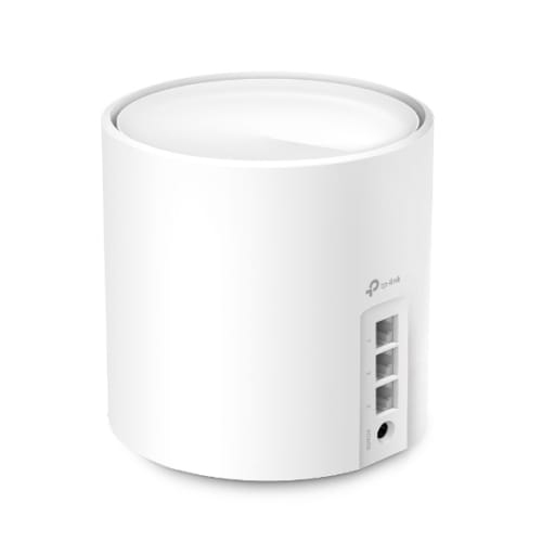 TP-LINK  Deco Ax3000 2402Mbps Wi-Fi Ethernet 3 Gigabit Ports Boosted Seamless Coverage White Wireless Router (Deco X50)