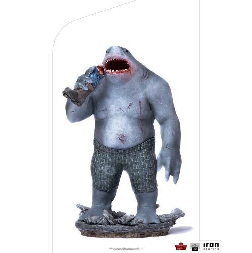 DC 1:10 Art Scale Series 9 Inch Statue Figure Battle Diorama - King Shark Iron Studios 909086