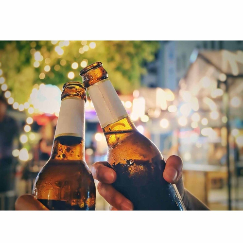 Ouvre-bouteille de bière ISTAR avec POIGNÉE ANTIDÉRAPANTE EN CAOUTCHOUC, robuste ET FACILE À TENIR