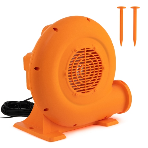 Topbuy Electric Air Blower Inflatable Bouncer Blower with Handle Large Air Outlet Commercial Air Blower for Inflatable Castle and Jump Slides 550W
