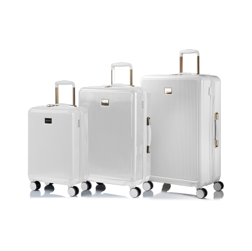 Champs Luxe Collection 3pc Expandable Hardside Luggage Set