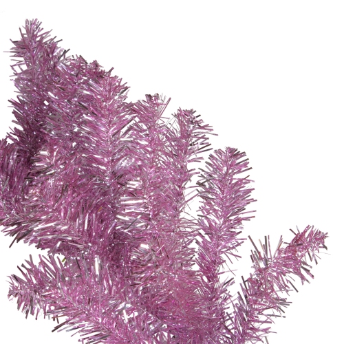Artificial Christmas Garland - 9' x 12" - Pink - Unlit