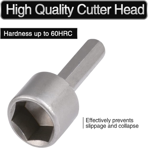 ISTAR 14 PCS Power Nut Driver Drill Bit Set SAE Metric Socket Wrench Screw 1/4"Hex Shank