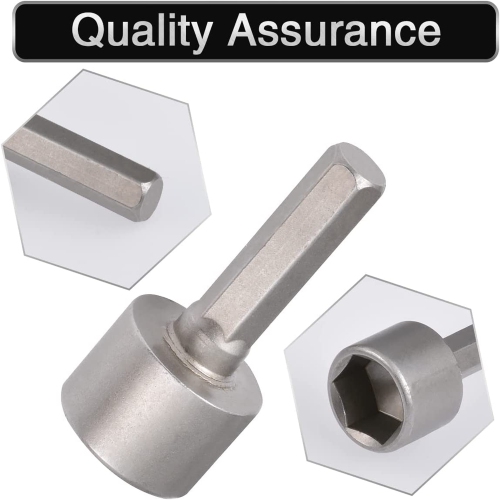 ISTAR 14 PCS Power Nut Driver Drill Bit Set SAE Metric Socket Wrench Screw 1/4"Hex Shank