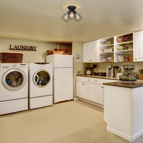 Metal Cage 3-Light Semi Flush Mount Ceiling Lights