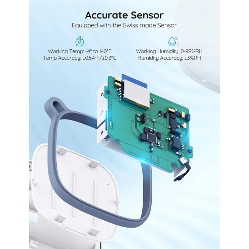 Govee – Thermomètre numérique Wi-Fi, hygromètre intelligent pour l’intérieur