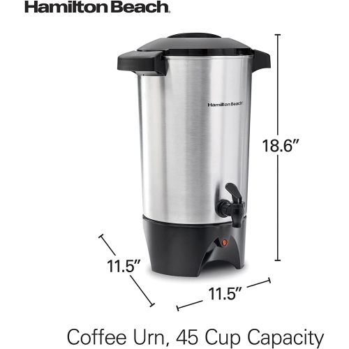 Open Box - Hamilton Beach 40515CR 45 Cup Coffee Urn