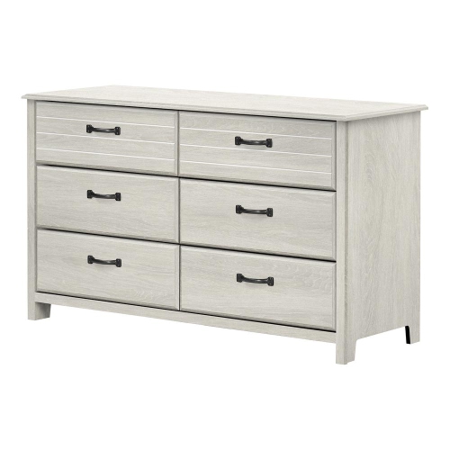 SOUTH SHORE CANADA  Ulysses 6-Drawer Double Dresser, Winter Oak