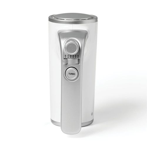 Starfrit - Batteur à Main à 5 Vitesses, 2 Embouts Versatiles, 250 Watts, Blanc