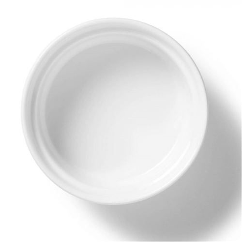 Gourmet - Set of 4 Porcelain Ramekins, 3.6" x 1.6", Oven Safe, White
