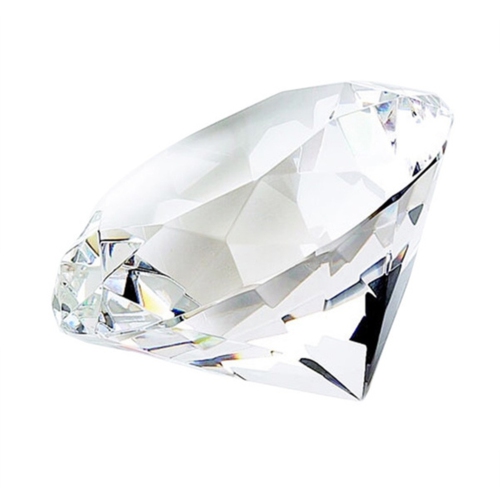 Elegance Diamond shaped paperweight