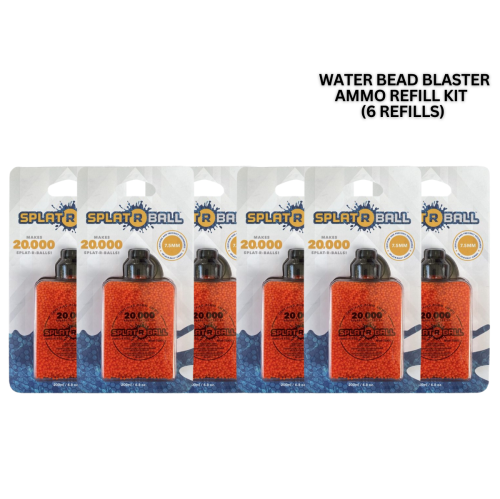 SplatRball Certified Water Bead Blaster AMMO REFILL Kit Compatible With SRB1200, SRB400-SUB, and SRB400